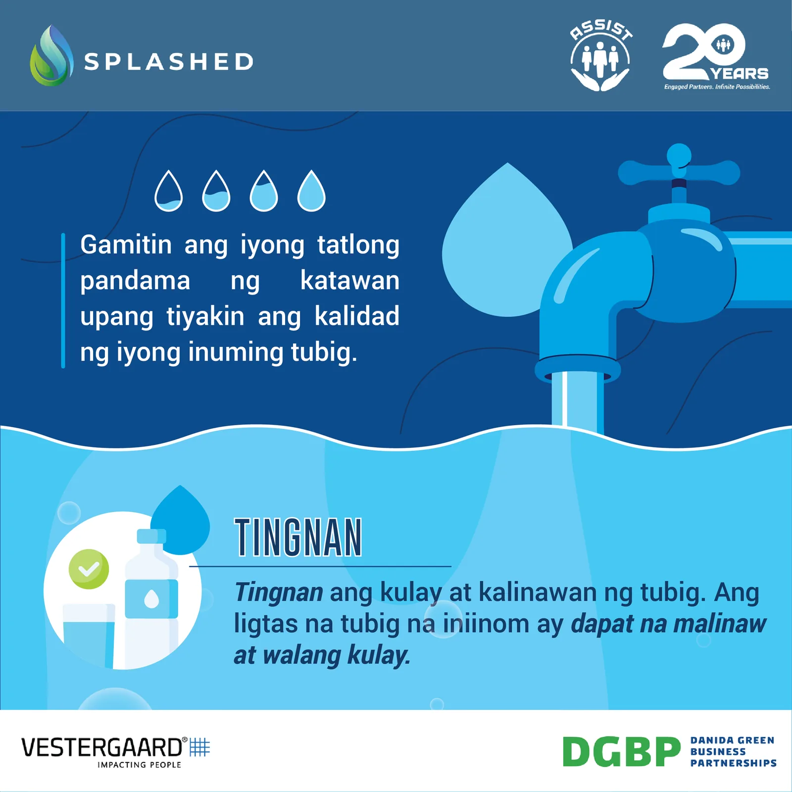 SPLASHED water safety tips post